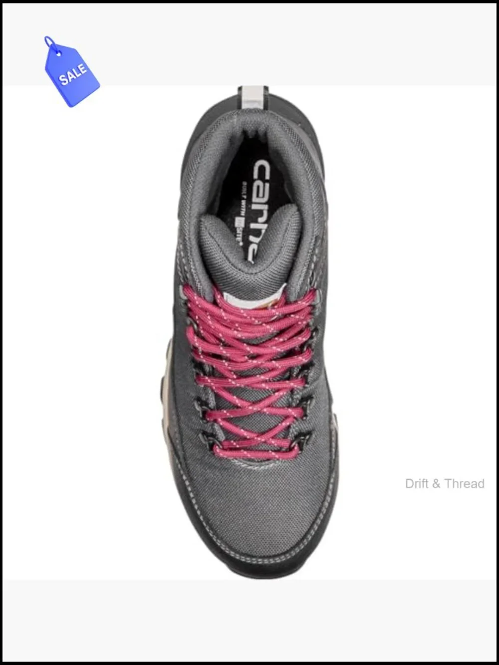 Women's Waterproof Alloy Toe Hiking Boots Durable Nubuck Lace-Up